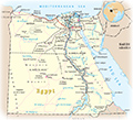 Map Egypt