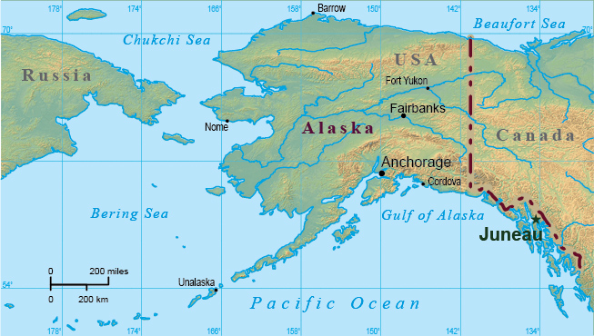 Map Alaska
