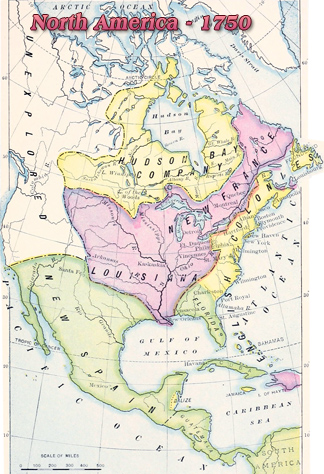 North America 18th century