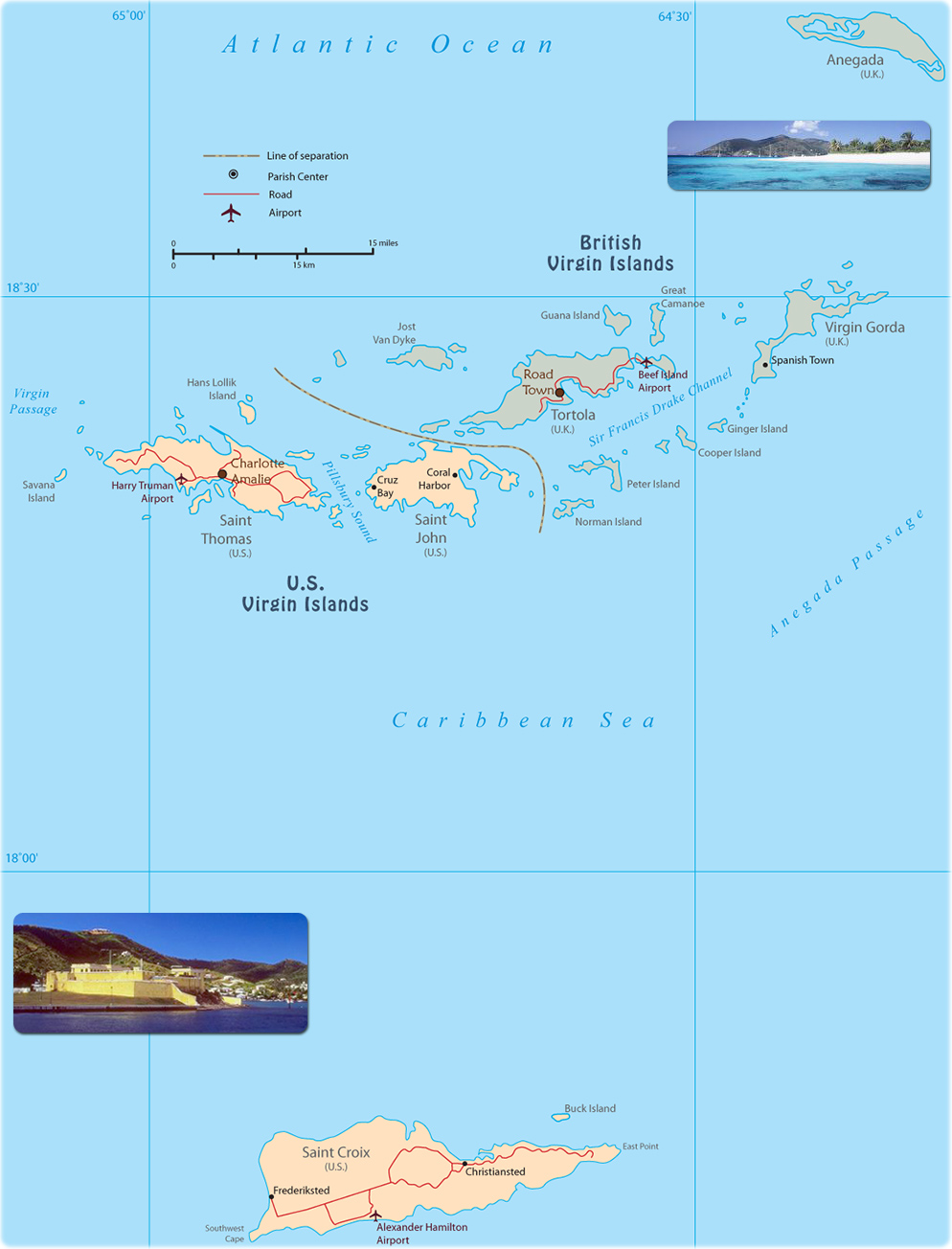 Virgin Islands map