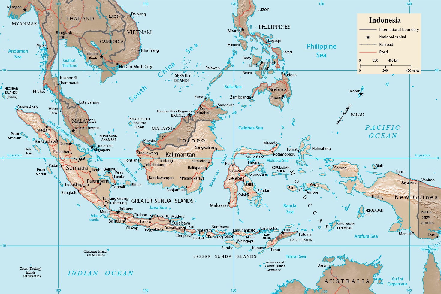indonesia on a map of asia Indonesia Map Jakarta Asia indonesia on a map of asia
