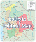 Political Map Bolivia