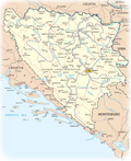 Map Bosnia