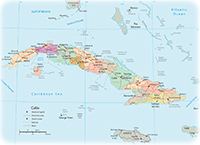 Map Cuba