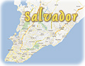 Map Salvador Brazil