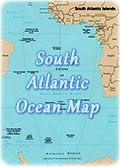 South Atlantic Ocean map