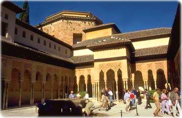 The Moorish Palace of Alhambra, in Granada