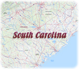 South Carolina map
