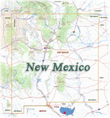 New Mexico map