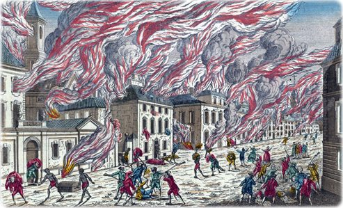 The Great New York Fire of 1776]