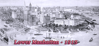 Lower Manhattan 1915