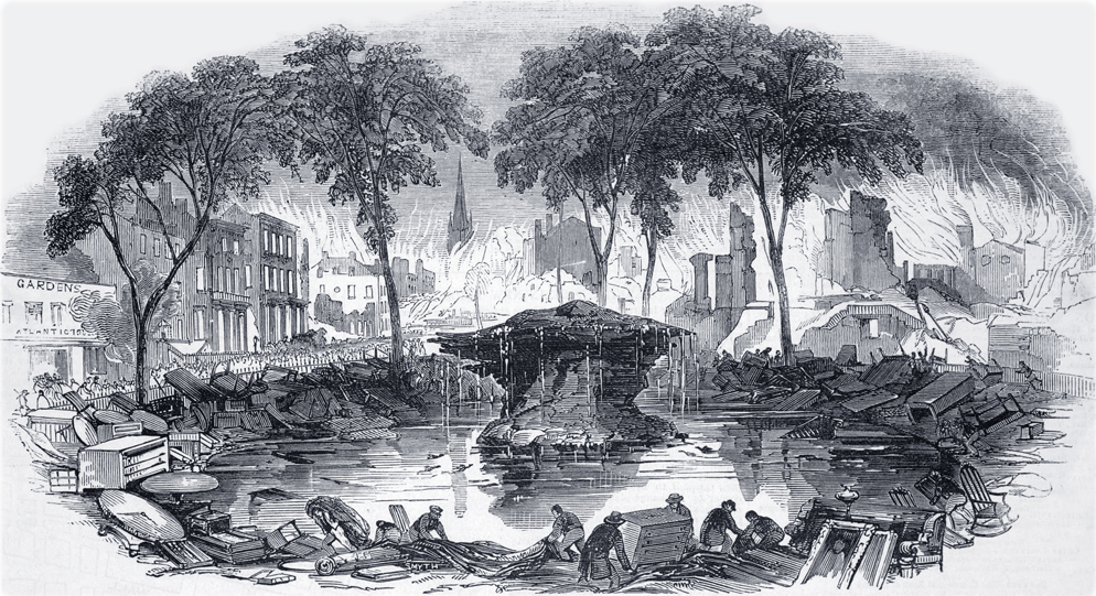 NYC Great Fire 1845