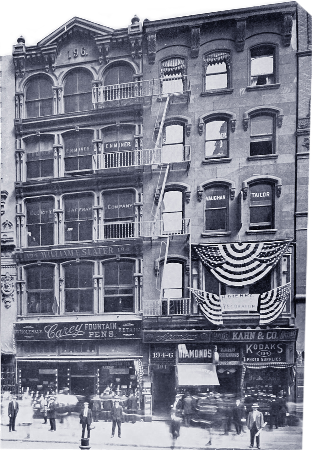 194 and 196 Broadway, New York City - 1910