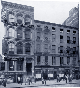 Buildings on Broadway, between Duane St. and Thomas St. - 1910