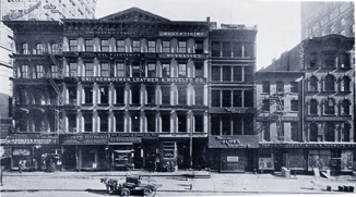 Shops east side Broadway