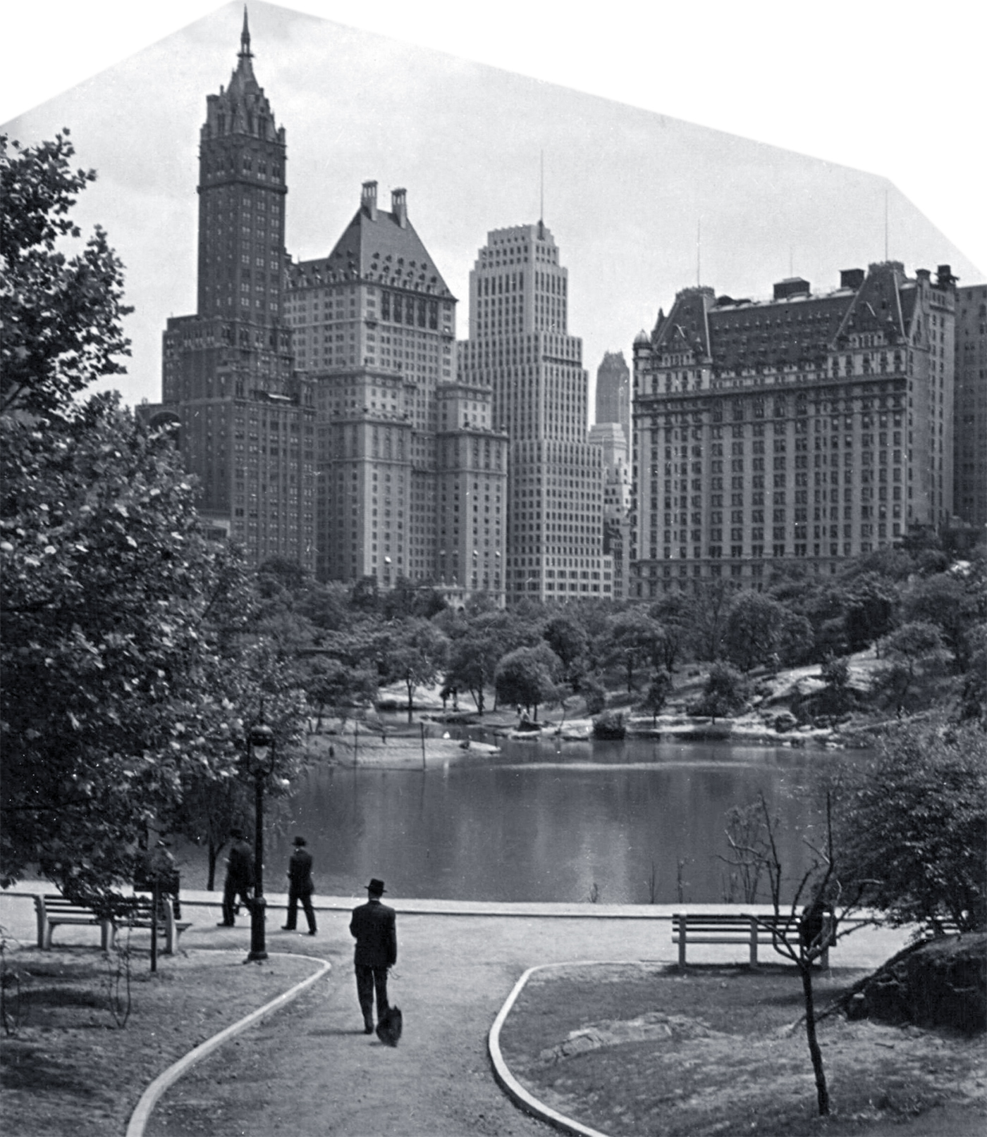 Central Park pond