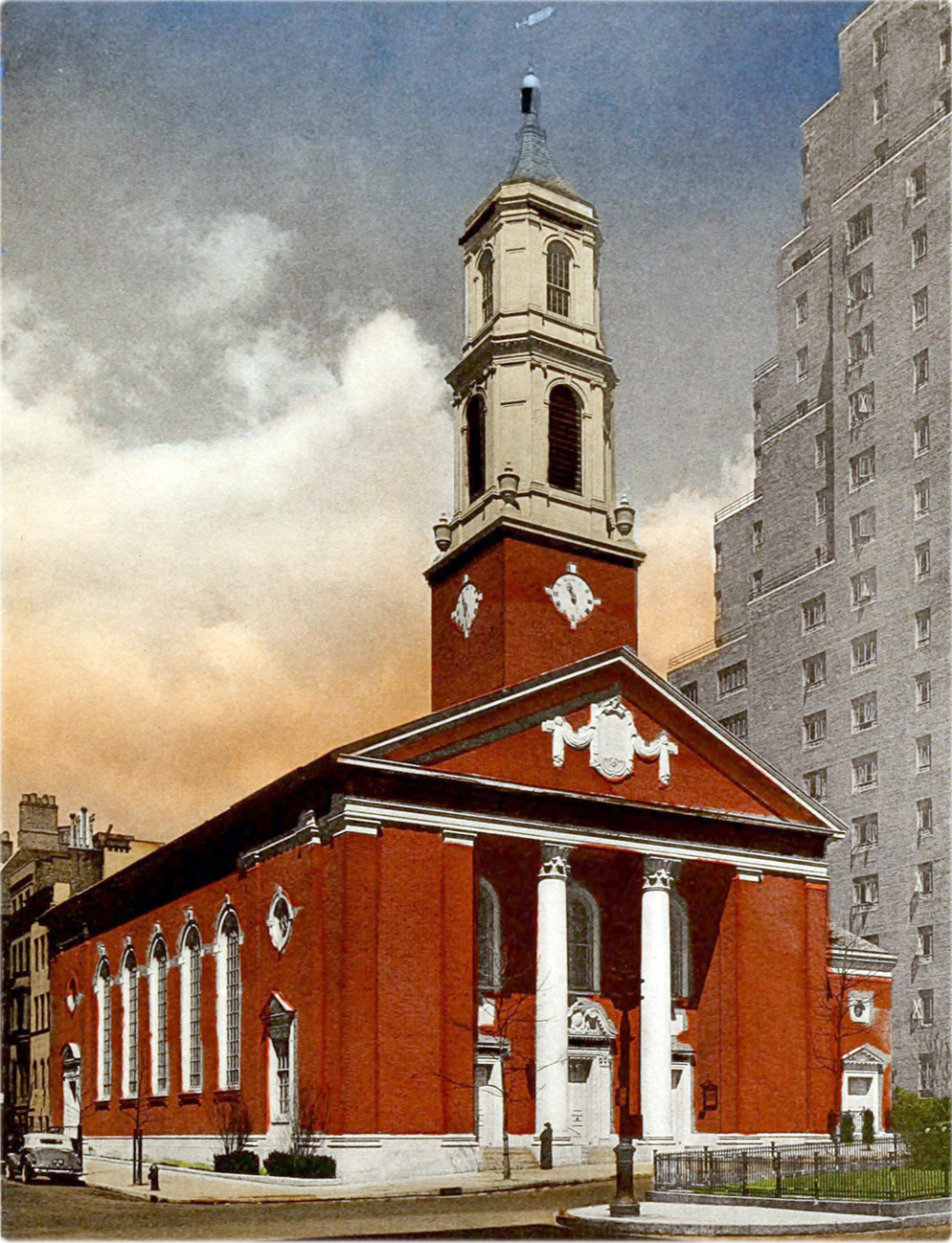 Brick Church, Park Avenue, New York City - 1940