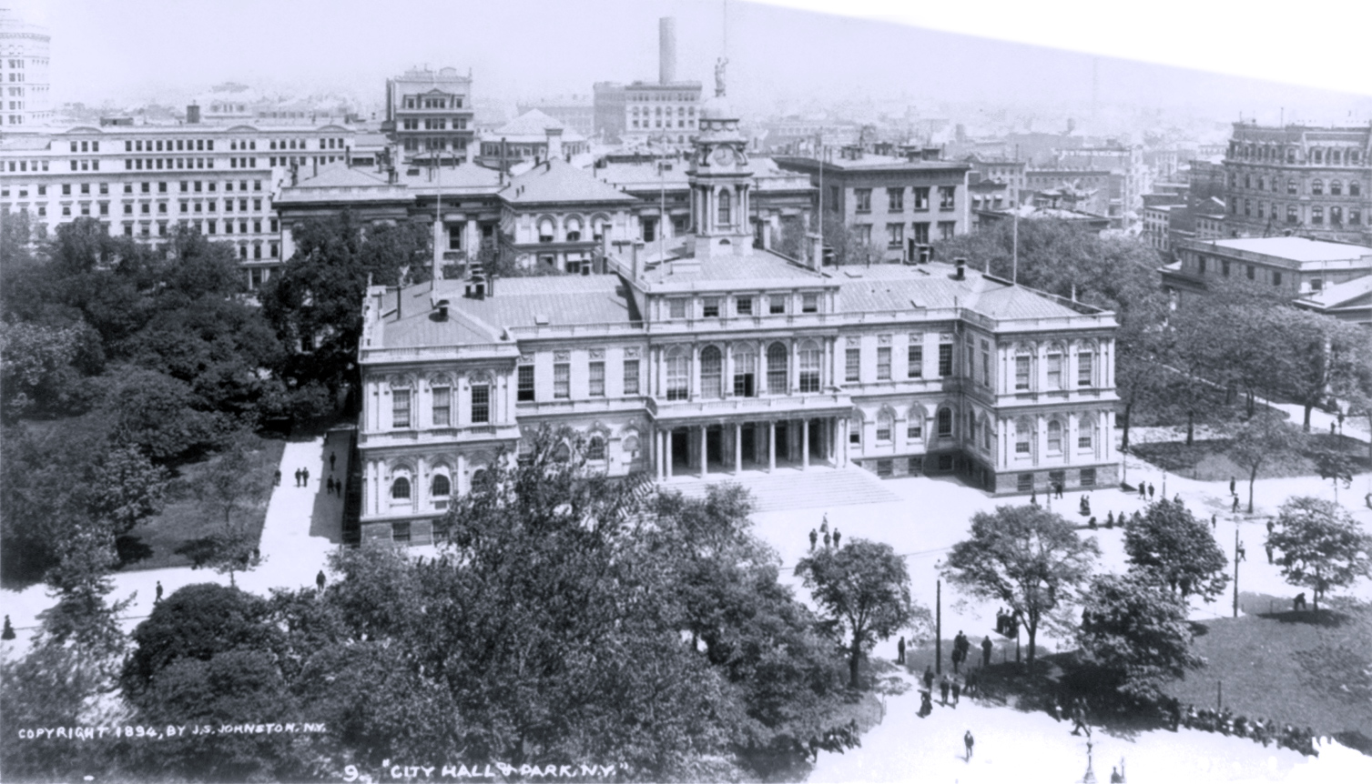 City Hall Park, New York City - 1894