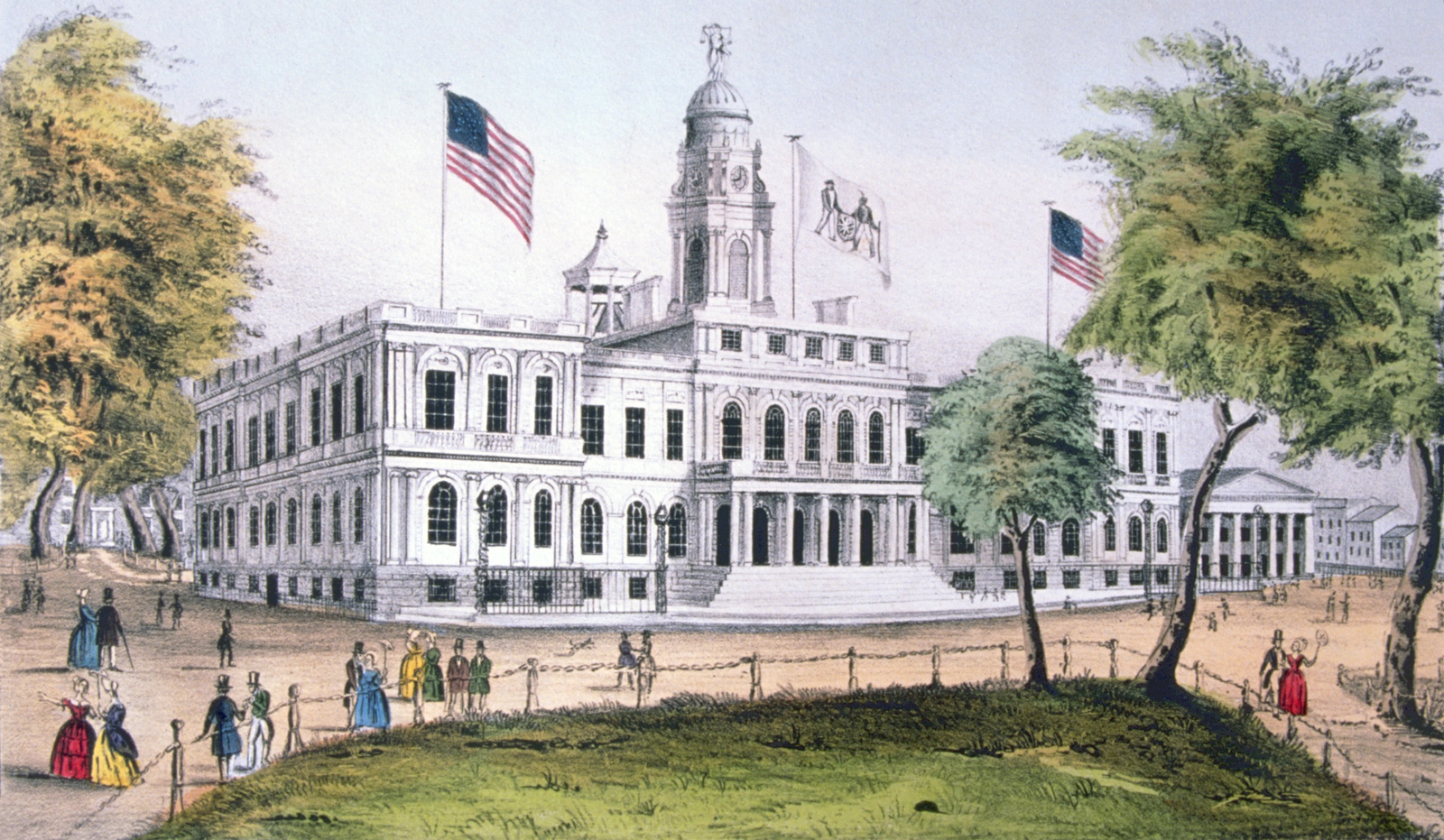 New York City Hall - 1840s