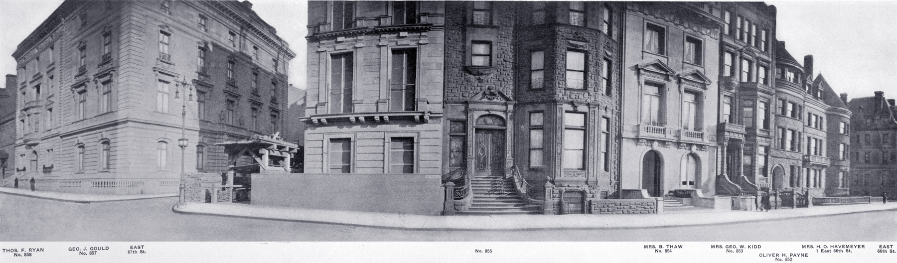 Fifth Avenue and East 67th Street 1911