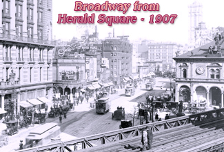 Broadway from Herald Square, NY - 1910