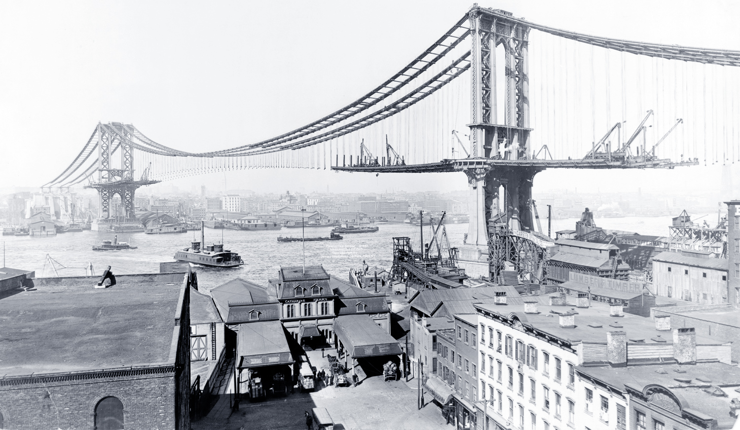 Construction Manhattan Bridge