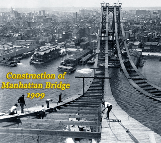 Construction Manhattan Bridge