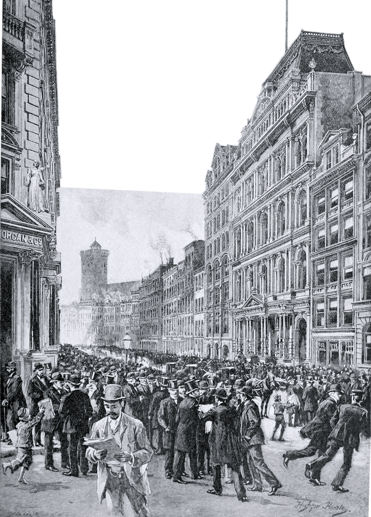 Broad St, New York City - 1890