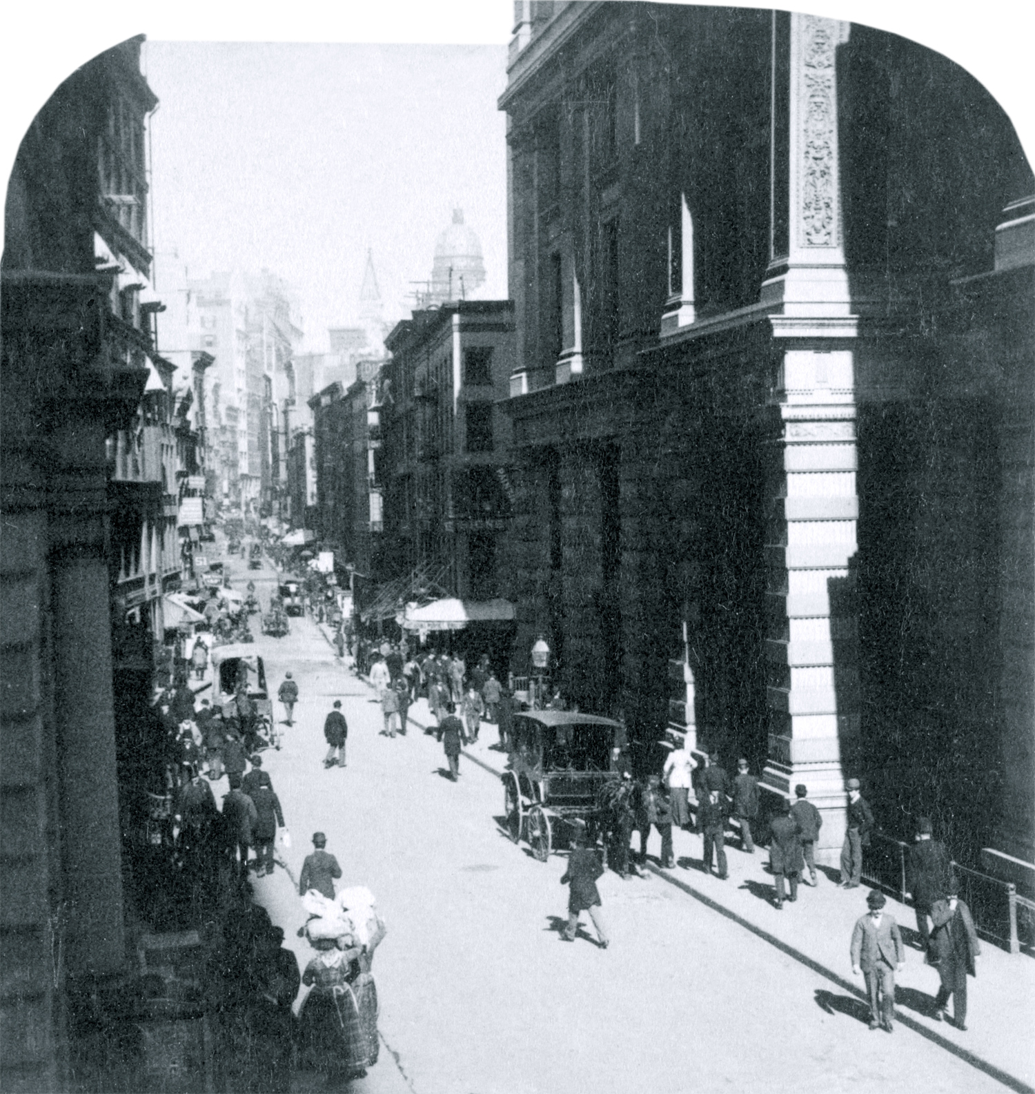 Nassau Street, New York City - 1892