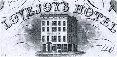 Lovejoy's Hotel, 34 Park Row - New York City