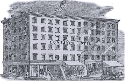 Lovejoy's Hotel, 34 Park Row - New York City