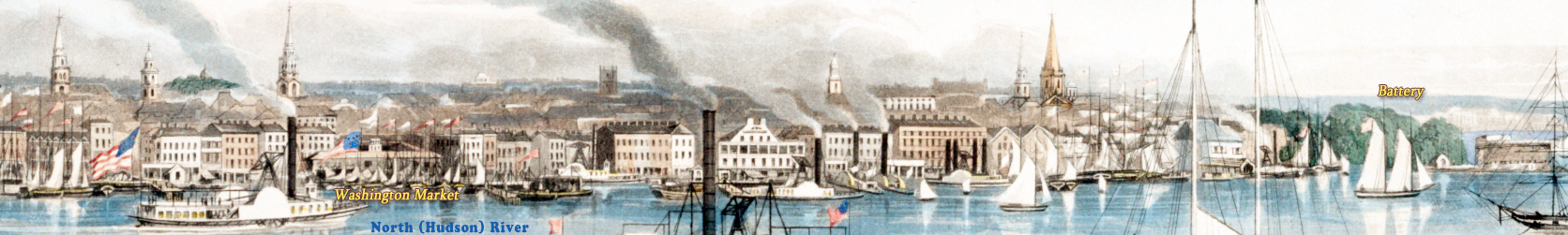 Lower Manhattan 19th century