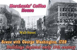 Merchants' Coffee House, Wall Street