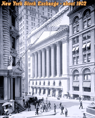 NYSE vintage photograph