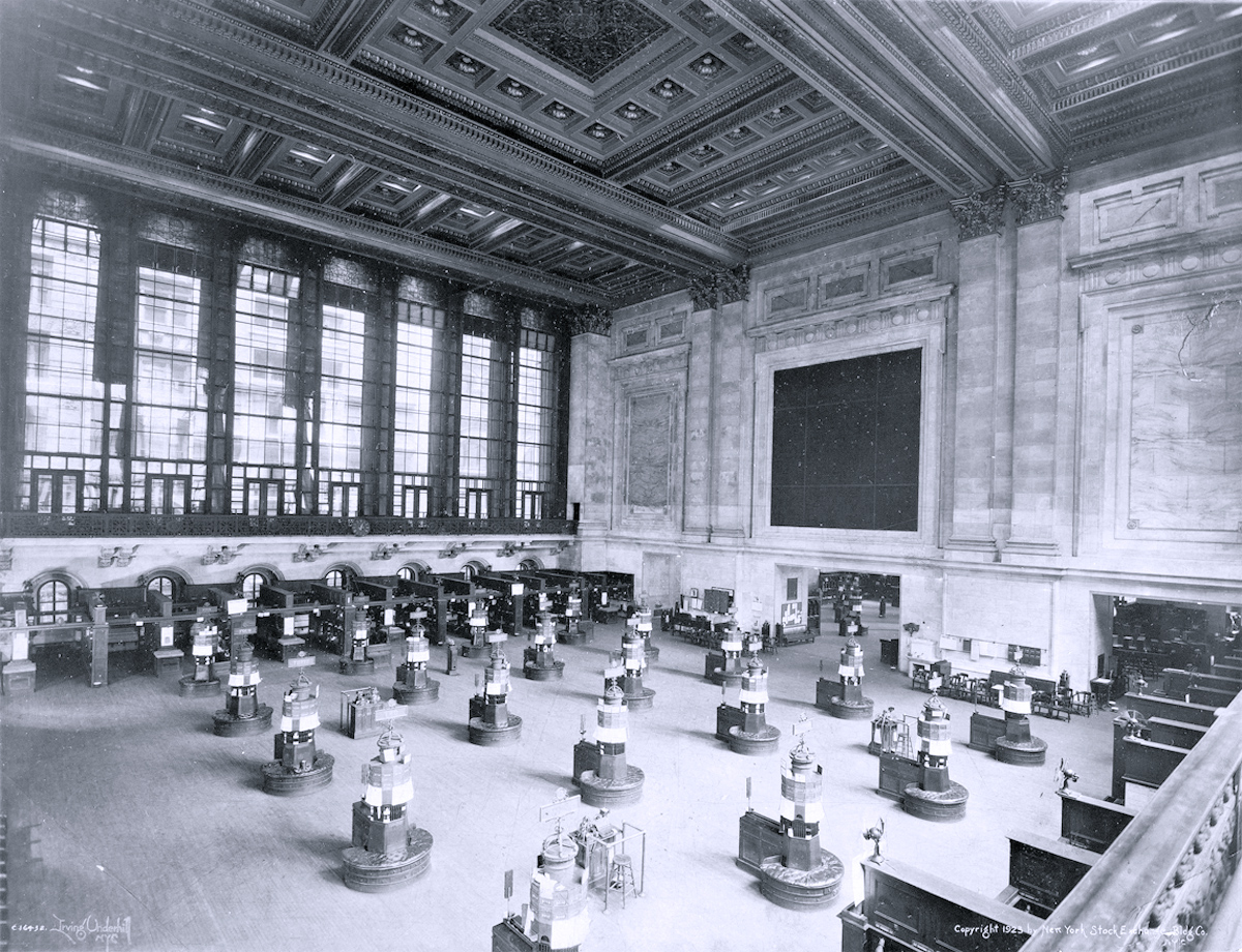 NYSE Trading Floor - 1923