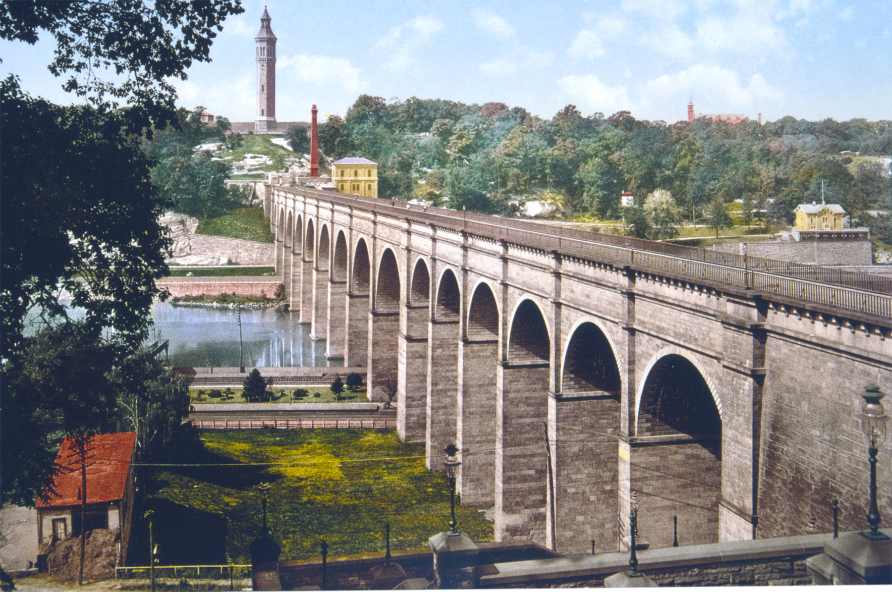 High Bridge over Harlem River - 1900