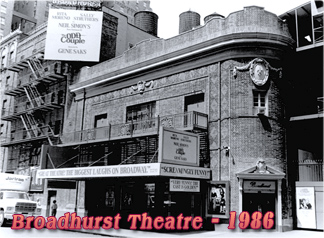 Broadhurst Theatre Broadway