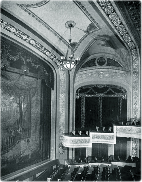 Plymouth Theatre stage